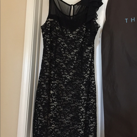 💋Black Lace Cocktail Dress 🍸 - Picture 2 of 8