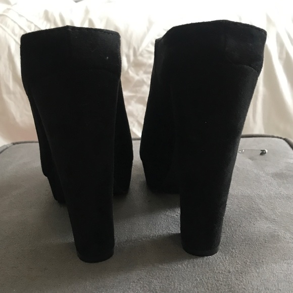 Classy Peep toe Mule Platform Heels! Size 6 - Picture 3 of 5