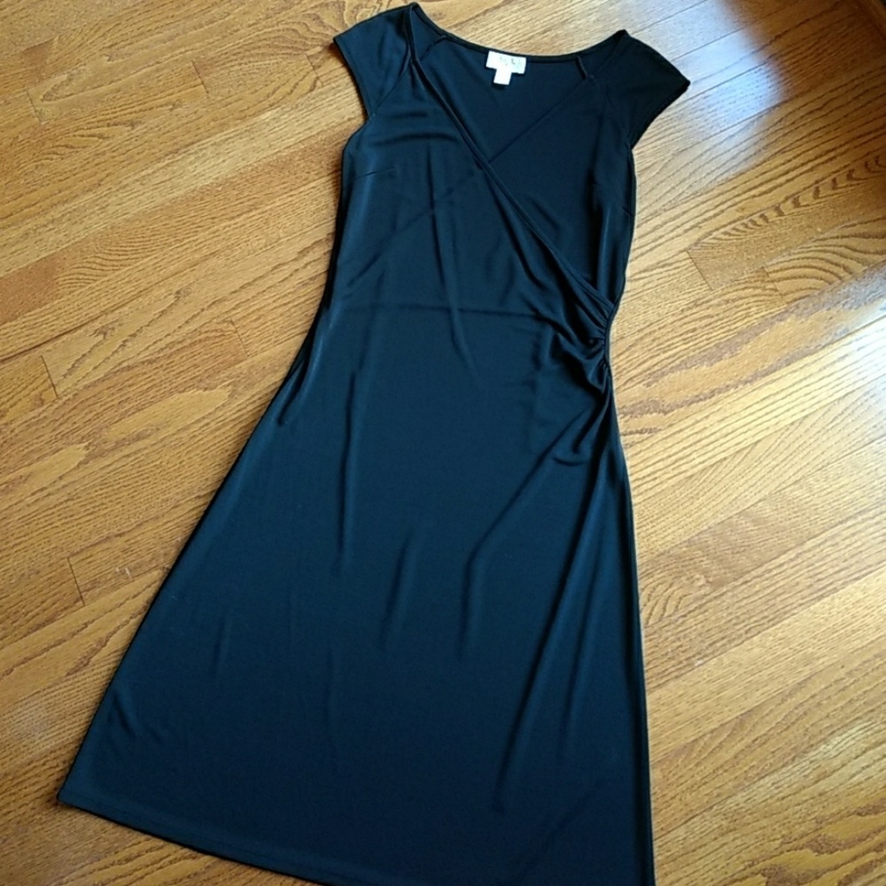 Faux wrap dress