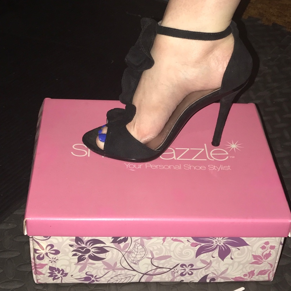 Women's black high heels