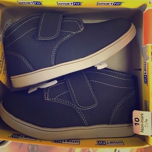 Toddler boys size 10 navy boots