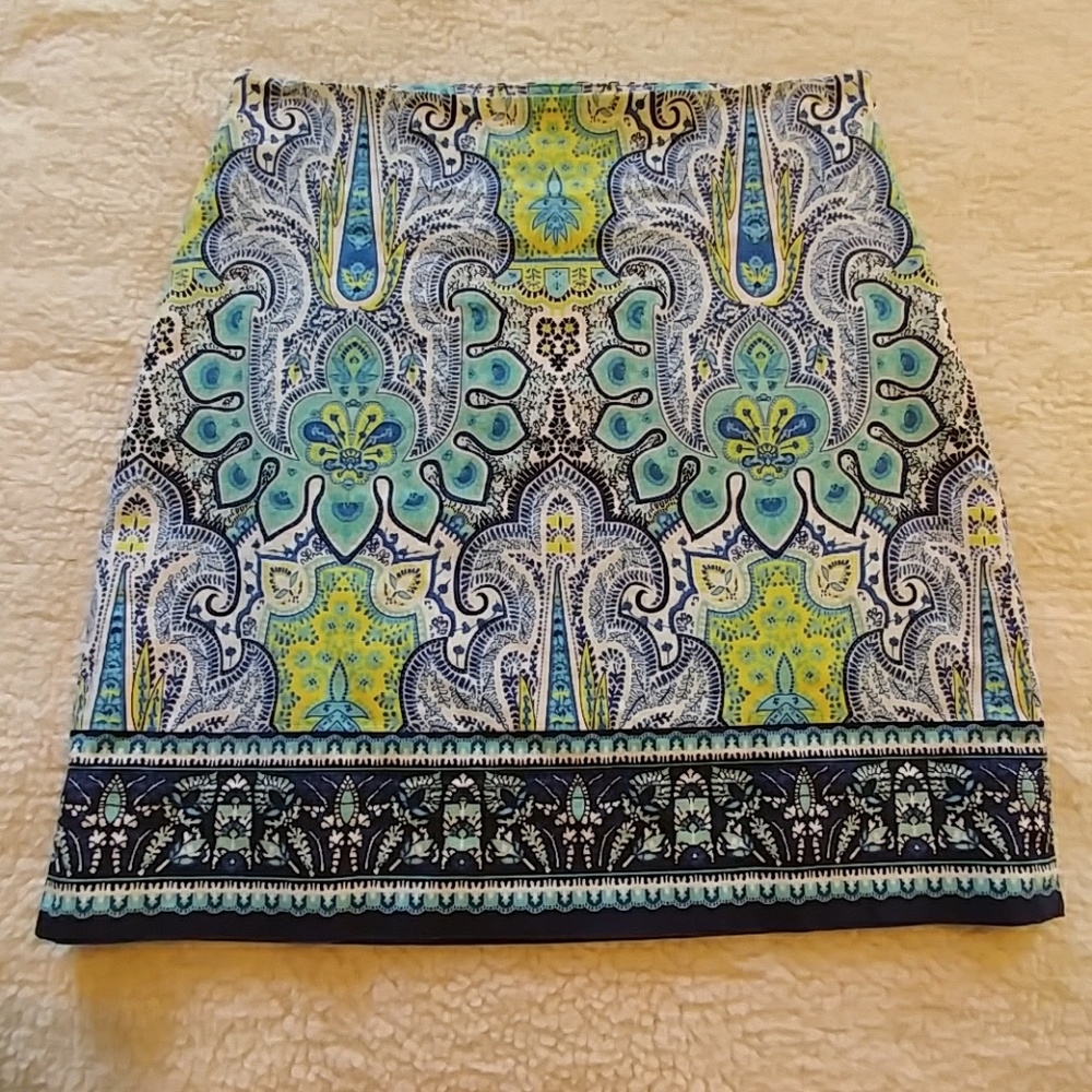 Canvas skirt, fully lined