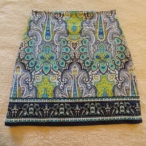 Canvas skirt, fully lined