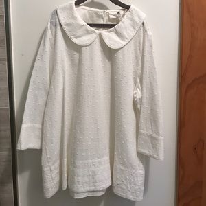 The Great / white top with collar