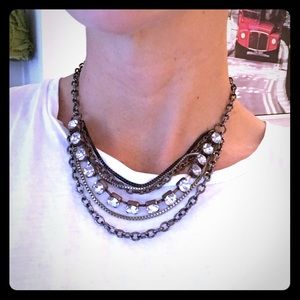 Betsey Johnson Multi Chain Necklace