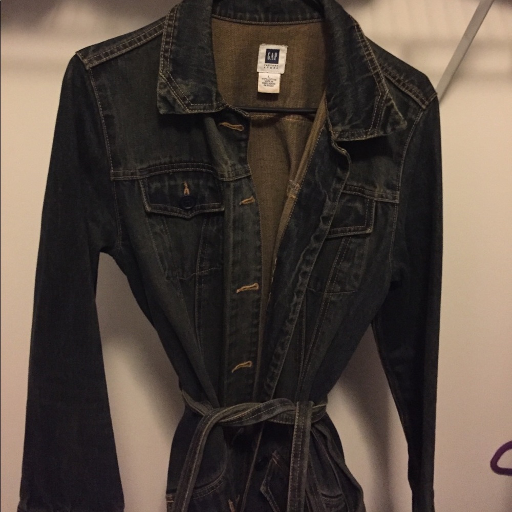 Jean trench/jacket