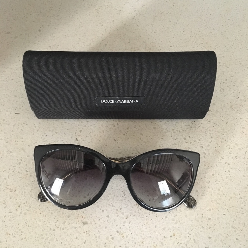 Black Dolce & Gabanna Sunglasses and Case