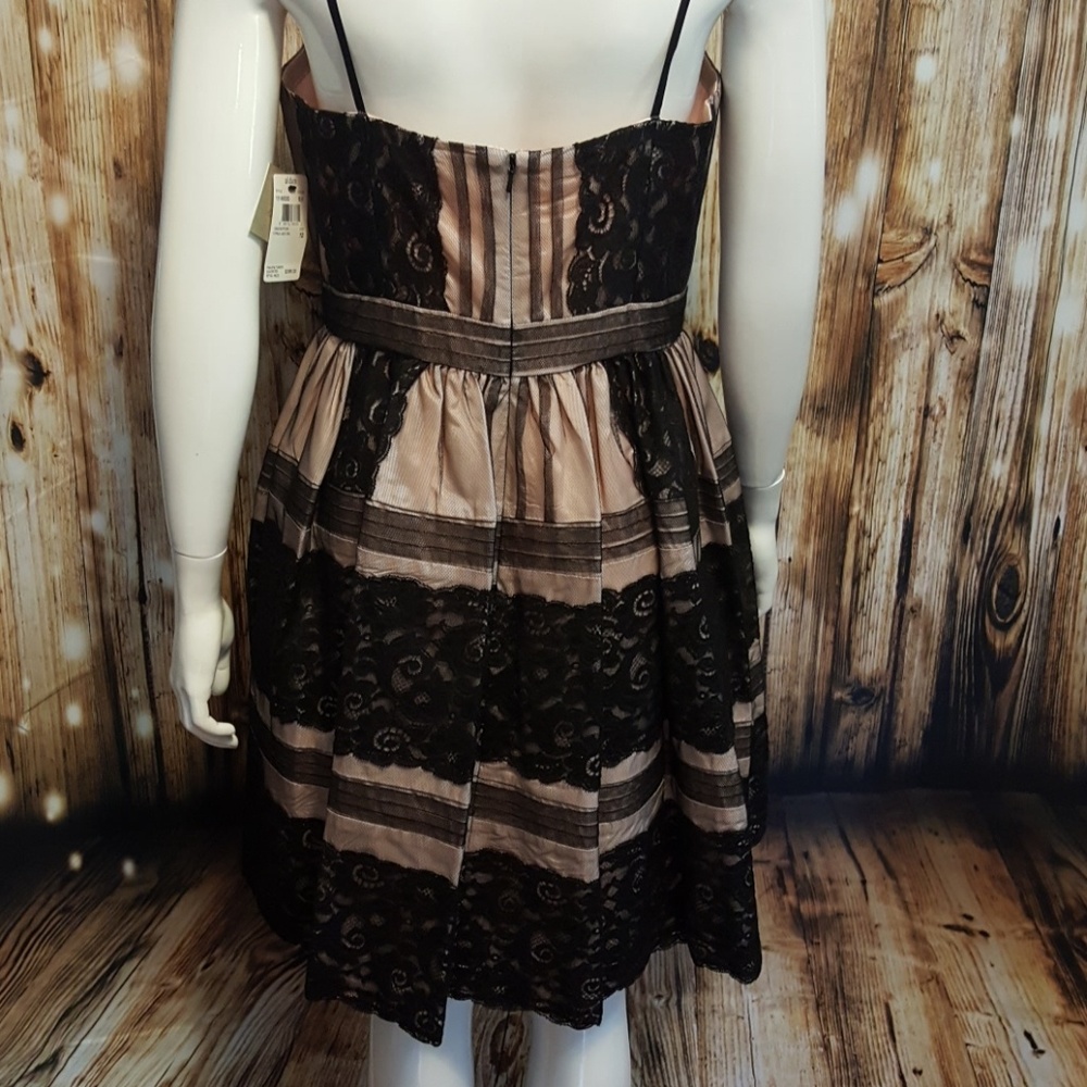 Aidan Mattox strapless lace cocktail dress - Picture 4 of 8