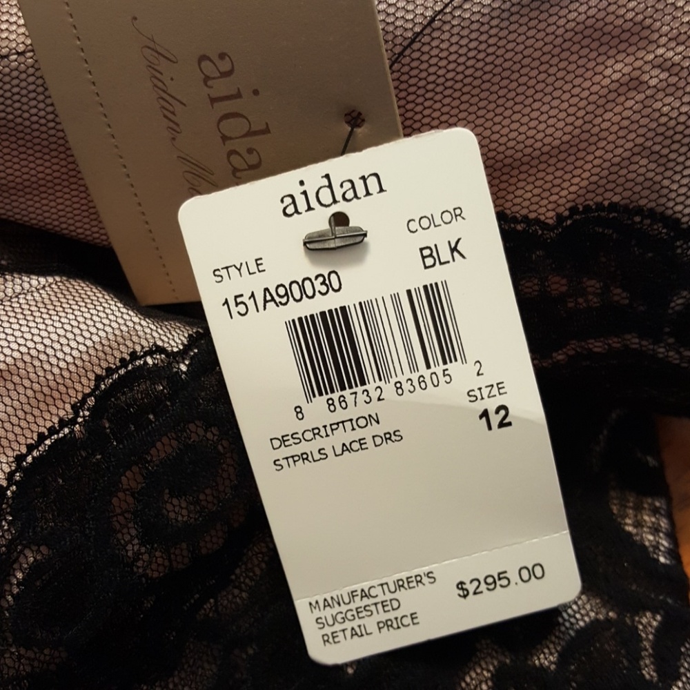 Aidan Mattox strapless lace cocktail dress - Picture 8 of 8