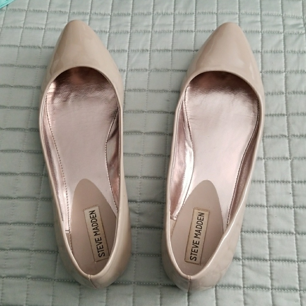 Steve Madden flats, nude size 9.5/10