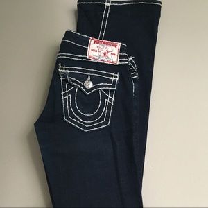 True Religion Joey Super T Dark Wash Jeans