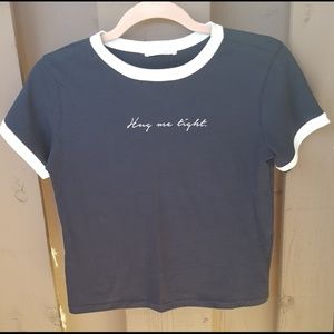 Zara Text Ringer Tee Zara Text Ringer Tee