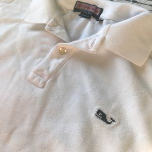 Mens M white Polo