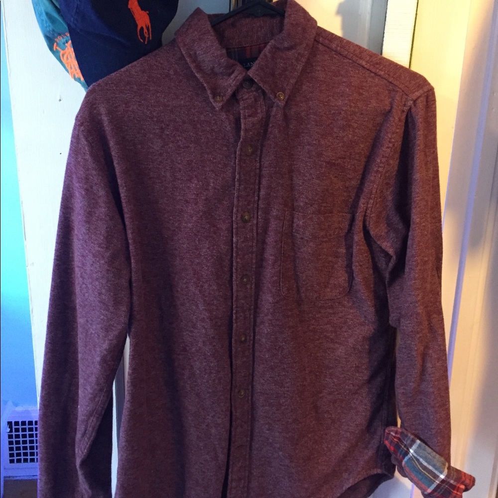 Lands' End Men's Flannel Shirt