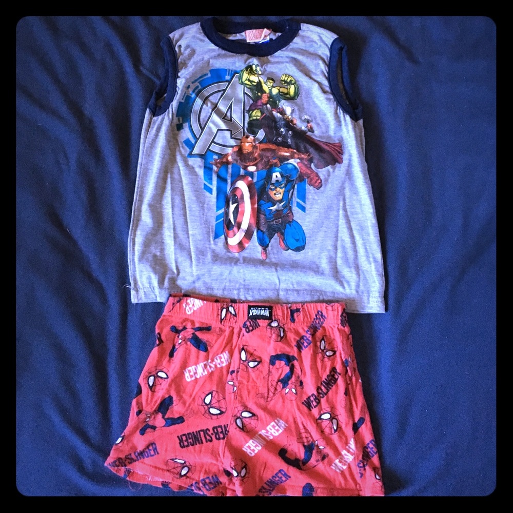 Kids Avengers/Marvel pajamas pj's