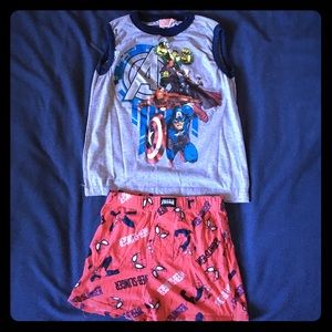Kids Avengers/Marvel pajamas pj's