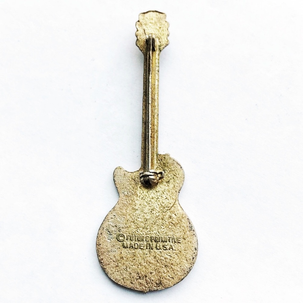 70s Gibson Les Paul Guitar Pin - Picture 2 of 2