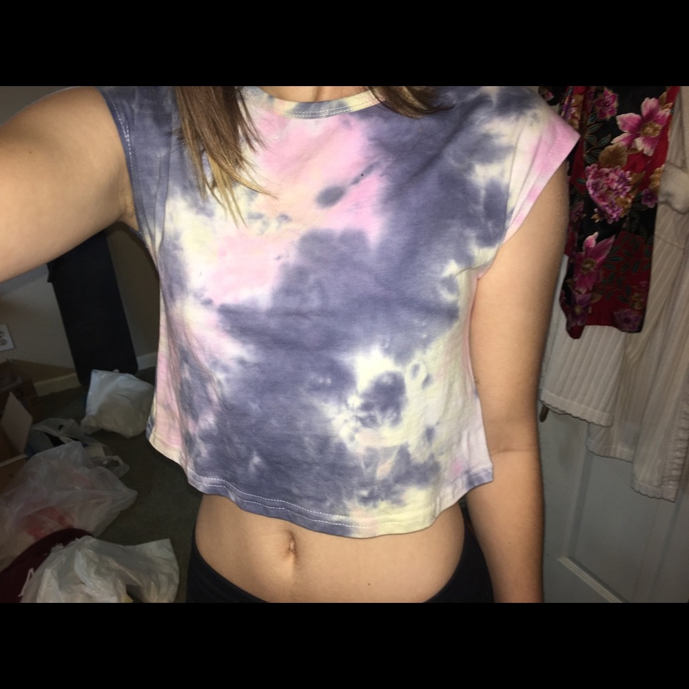 Tie dye crop top