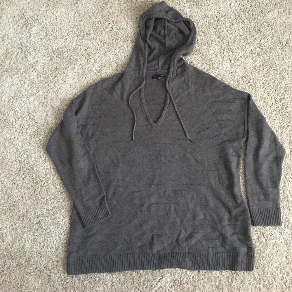 American Eagle Dark Graphite Baja Hoodie