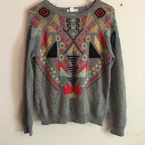 Tribal sweater from forever 21