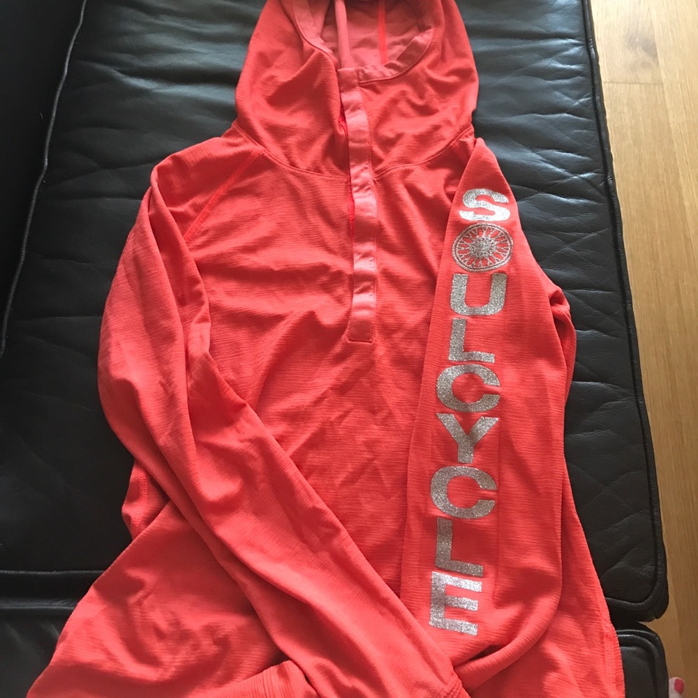 SOULCYCLE NIKE orange / red wool dri fit running