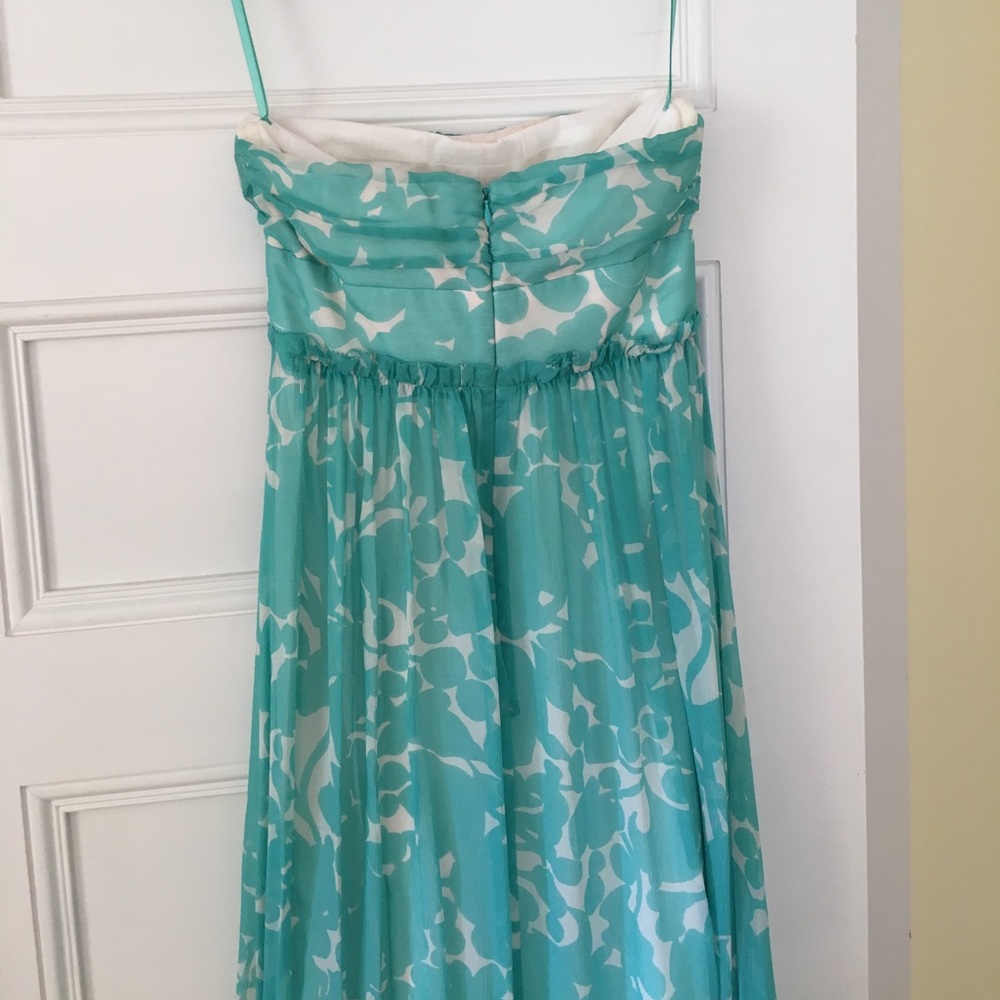 Blue J. Crew Prom Dress Gem