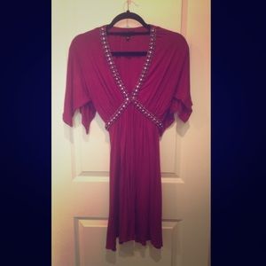 Sky Beaded Mini Dress
