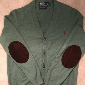 Polo Ralph Lauren Cardigan with Elbow Patches