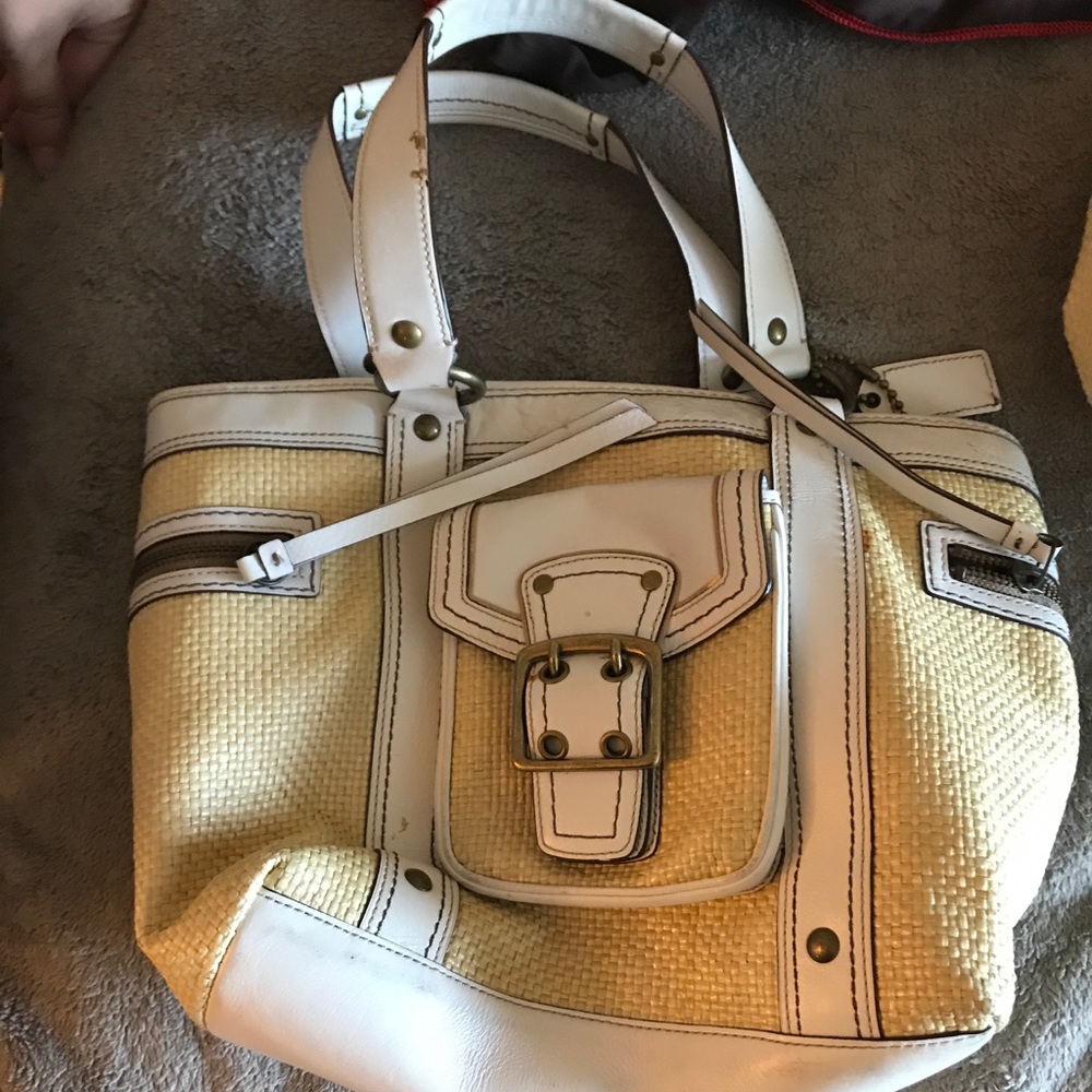 Coach bag great for beach vacay