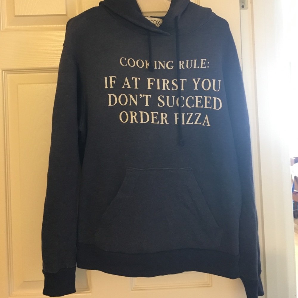 Wildfox Cooking Rule Navy Hoodie
