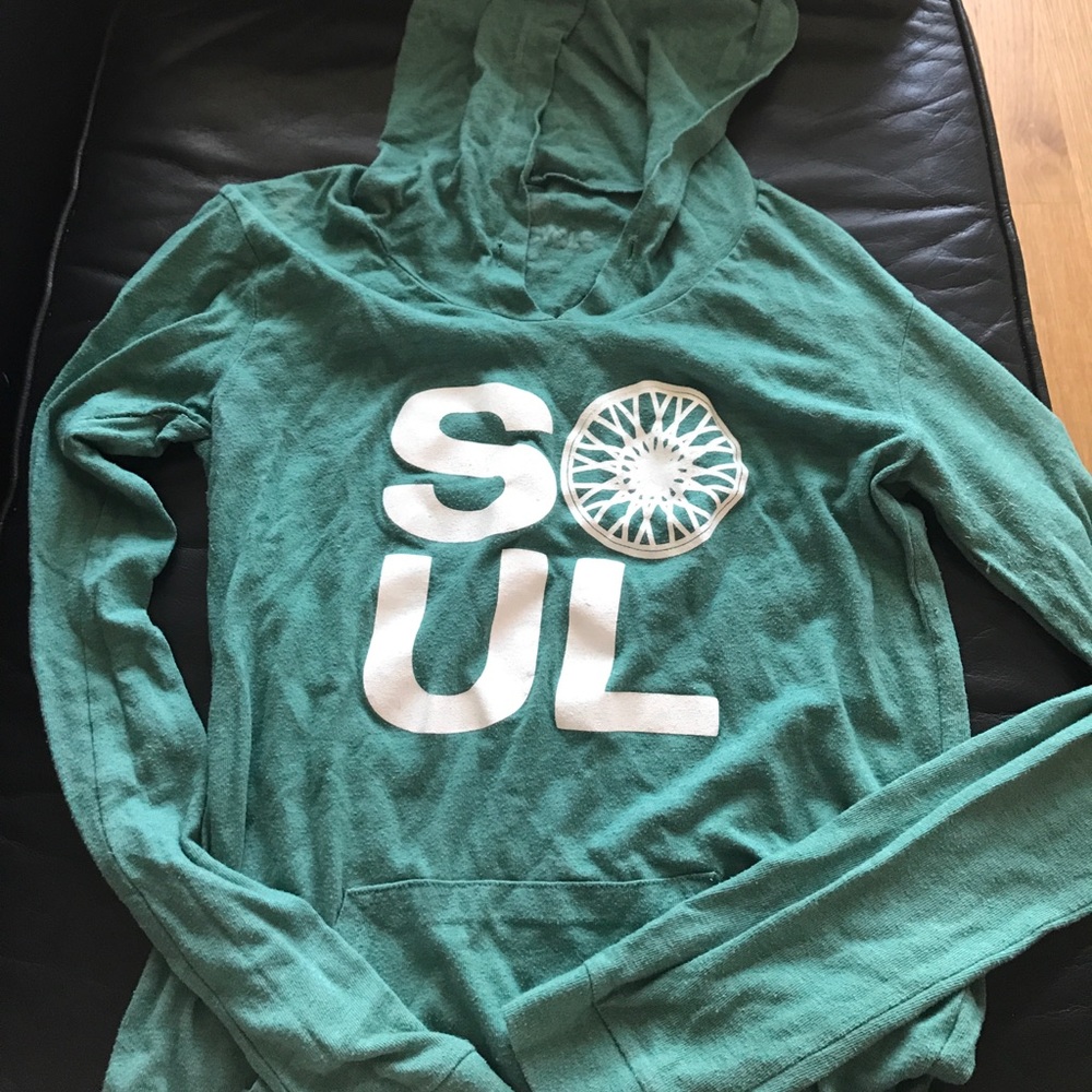 Cozy Soulcycle green hoodie