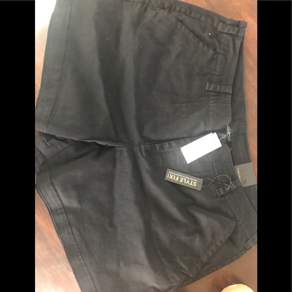 NWT Black Chino Shorts