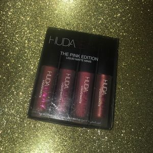 Authentic Huda Beauty liquid matte minis pink