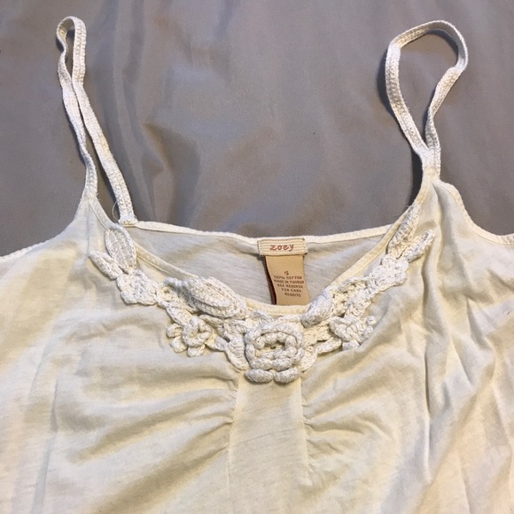 Zoey yellowish/cream spaghetti strap top - Picture 1 of 5