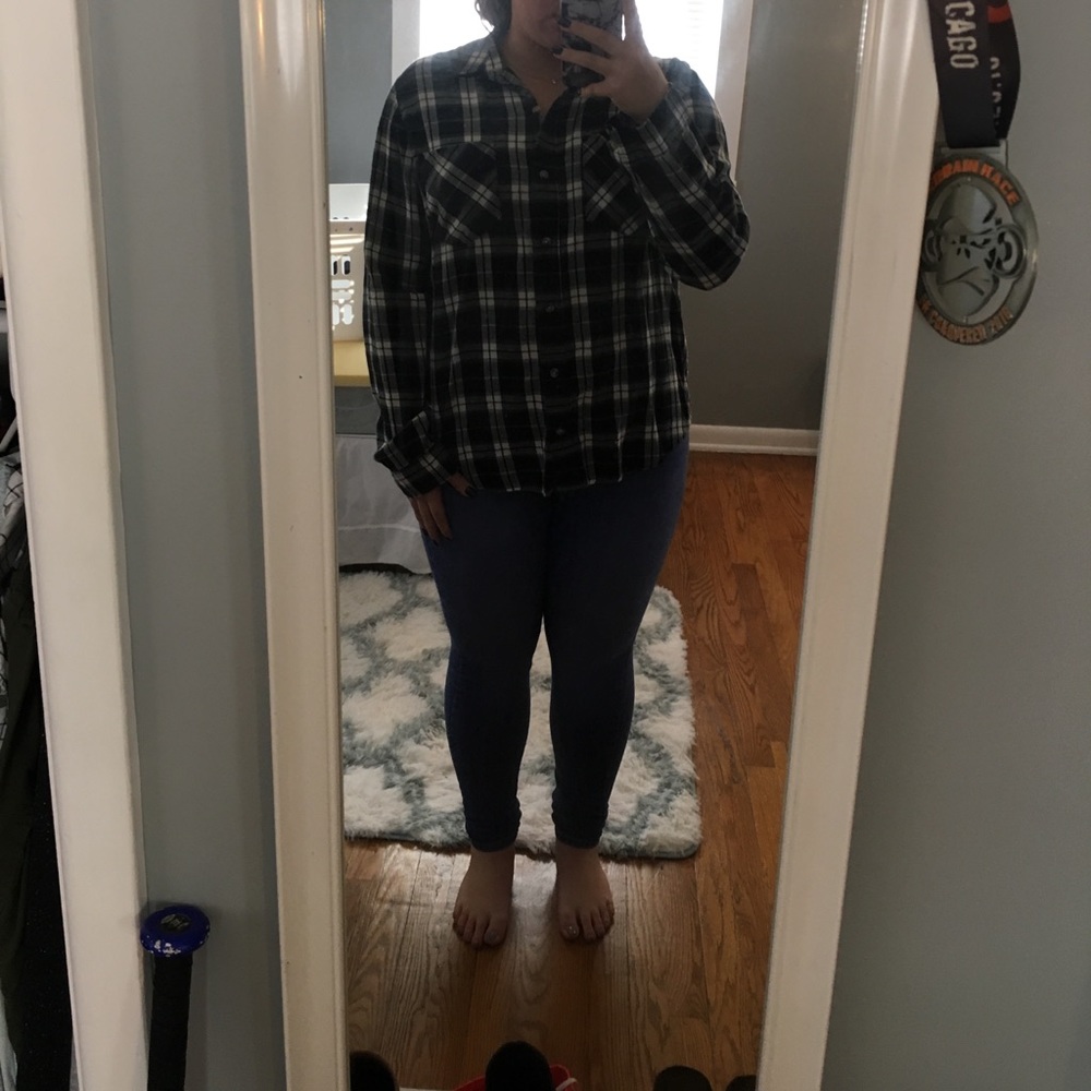 SOLD!!! black flannel
