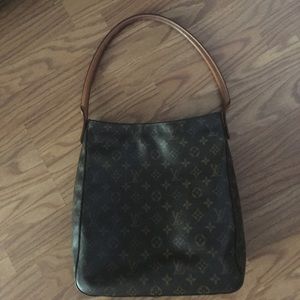Louis Vuitton large looping bag.