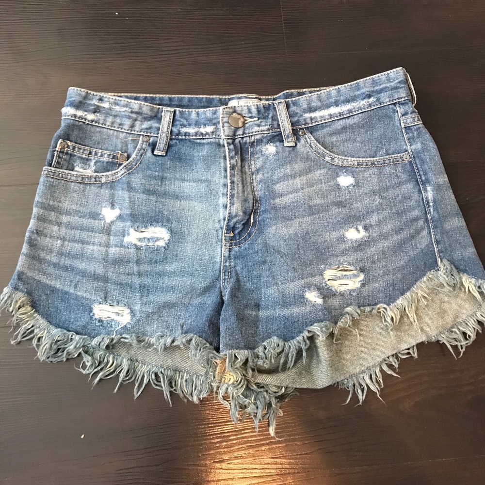 Free people Jean shorts