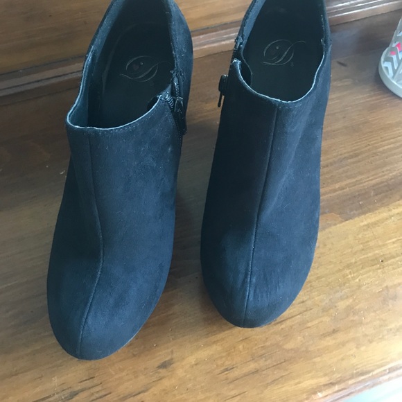 Black suede wedges - Picture 2 of 3