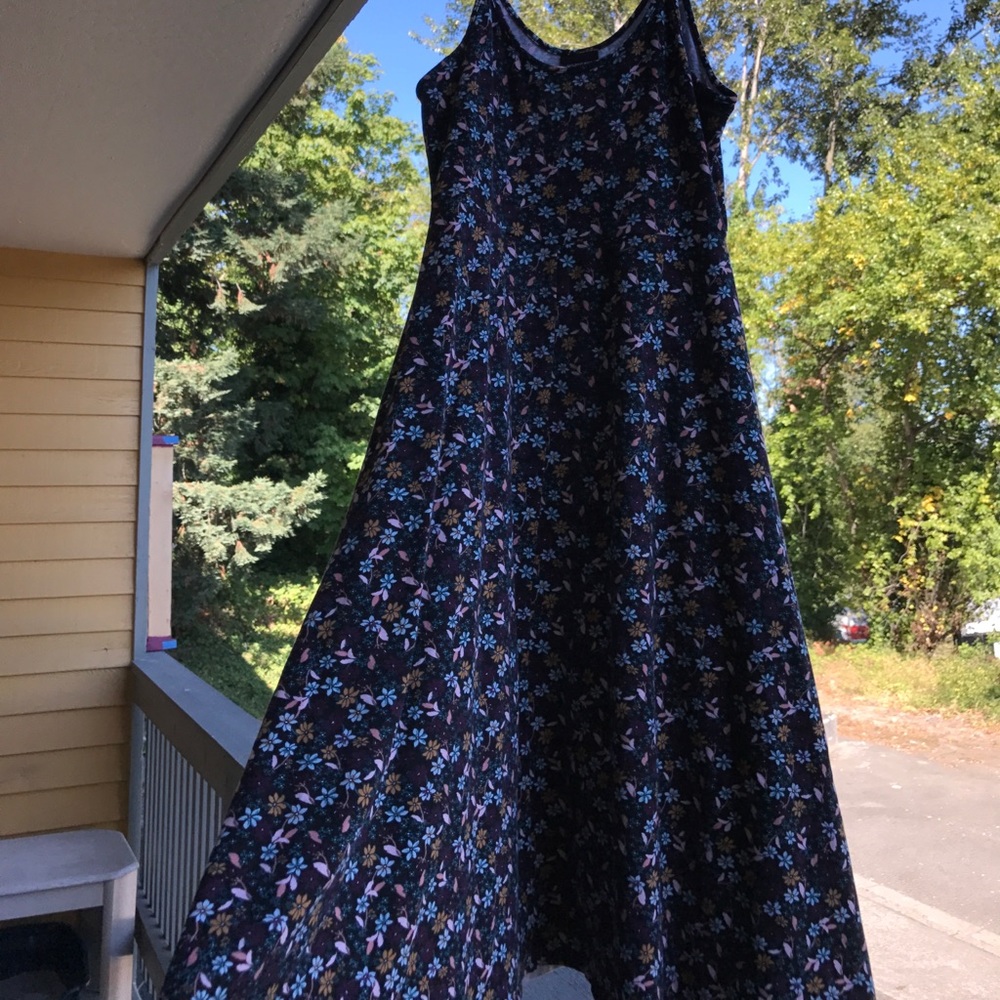 Flower printed dress