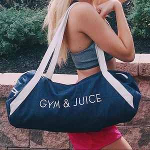 "Gym and Juice" Gym Bag by Private Party