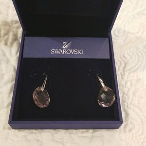Swarovski ameythst earrings