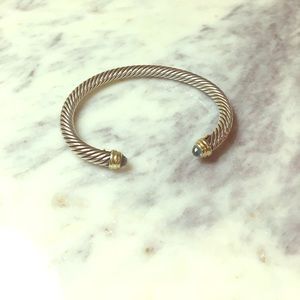 David Yurman classic cable bracelet blue
