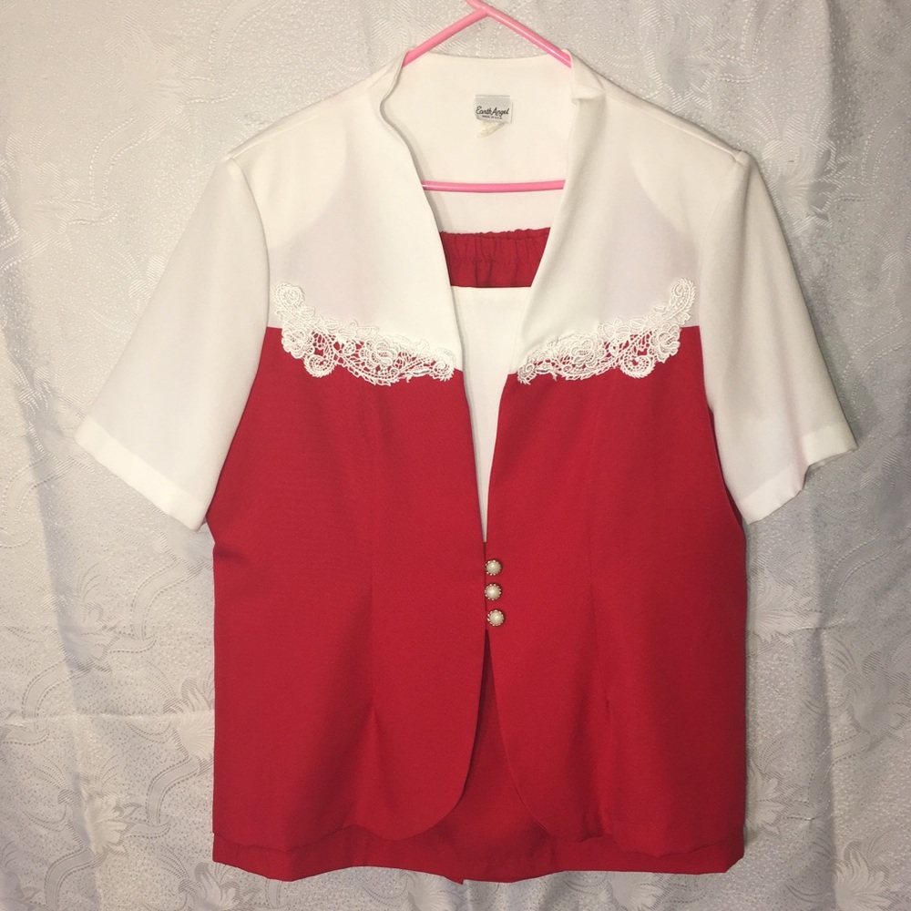 Earth Angel Two Piece Outfit. Size 20W