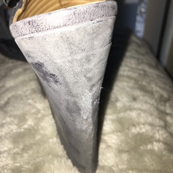 L.A.M.B. Mabelle Black Leather Platforms - Picture 3 of 8