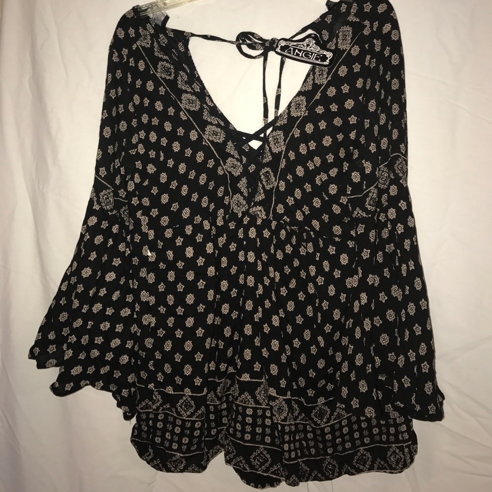 Women's dottie couture romper