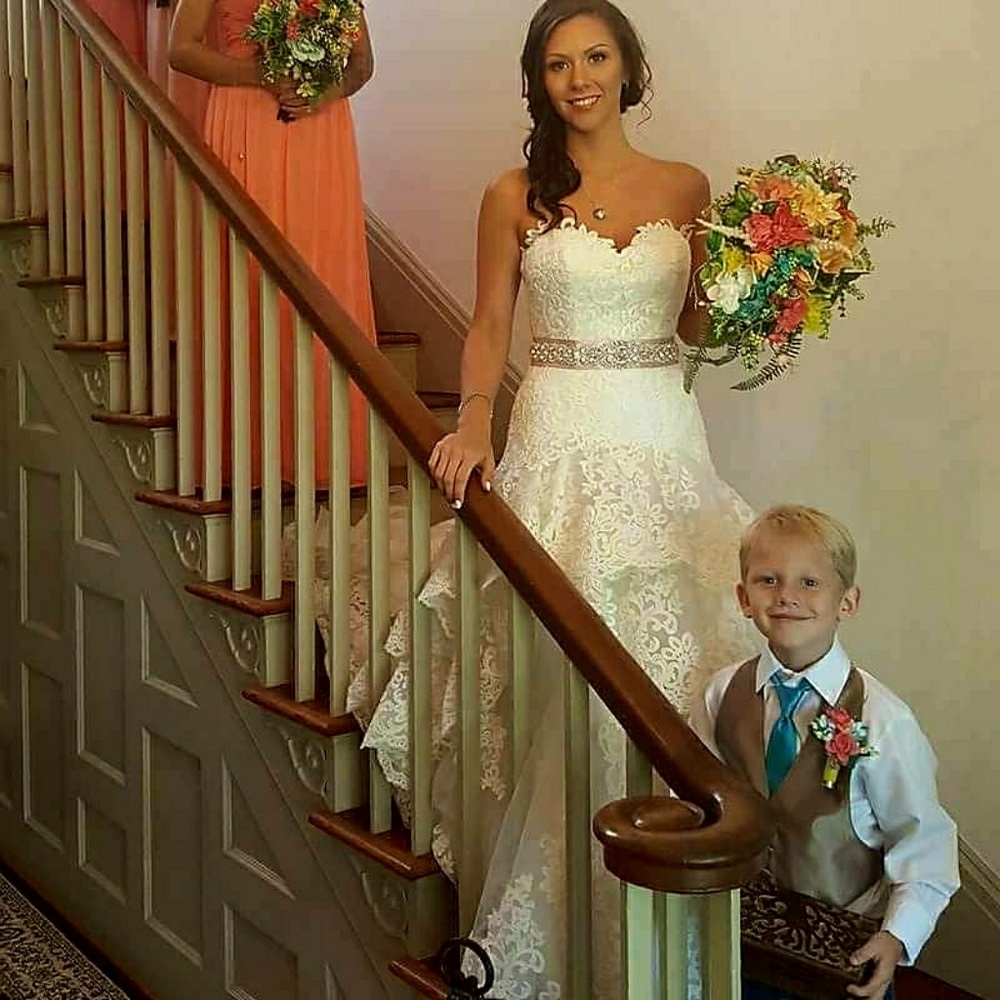 Beautiful wedding dress