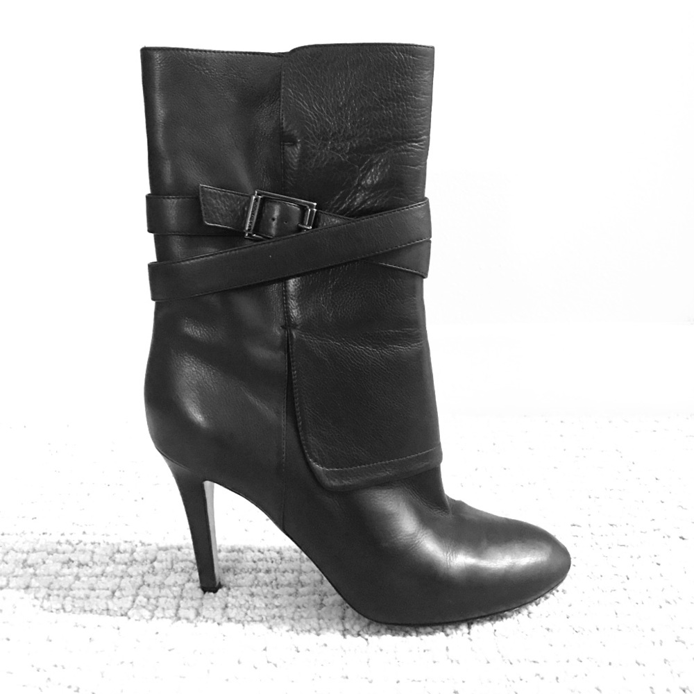 Jimmy Choo leather heeled boots