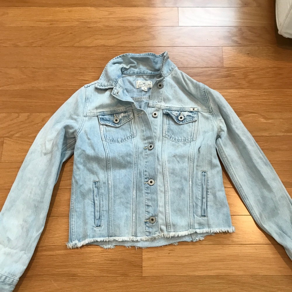 Lucky Brand Faded Jean Jacket - Size Small