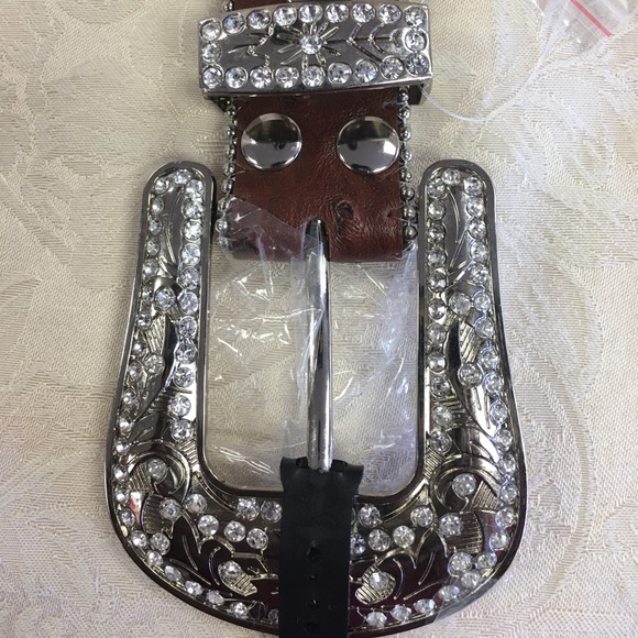 Crystal Bling Iridescent Belt/ ML main image 7