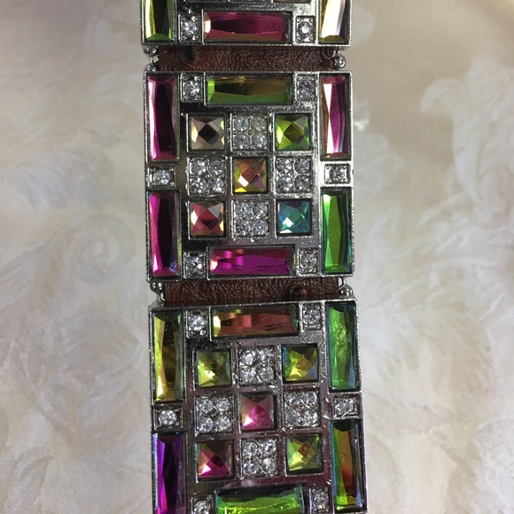 Crystal Bling Iridescent Belt/ ML main image 4